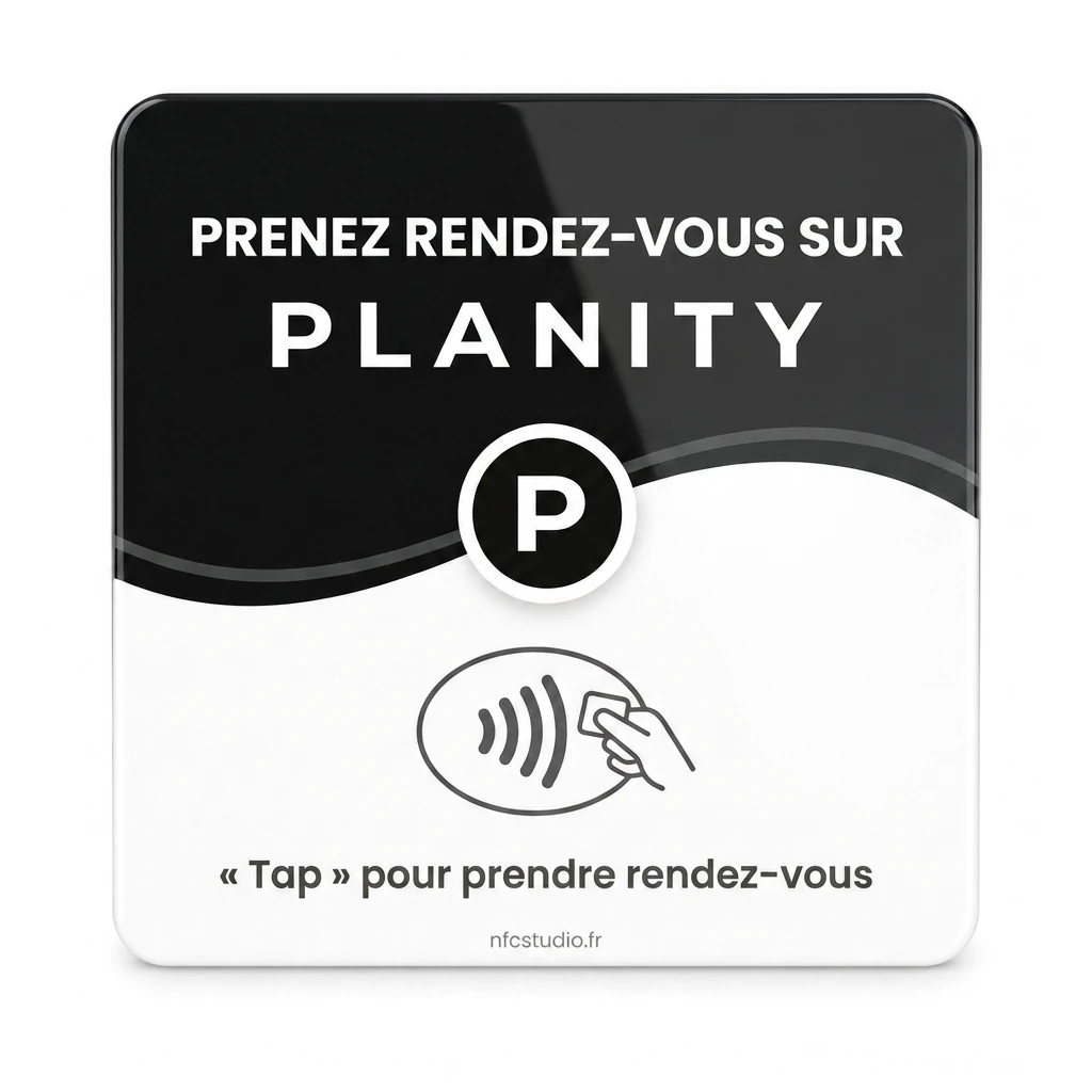 Plaque Plexi Planity sans QR code