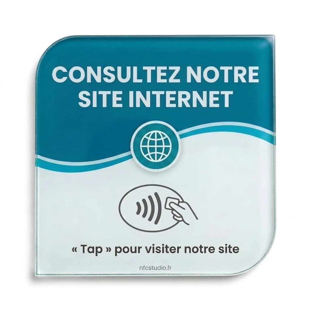 Plaque Verre Site Internet