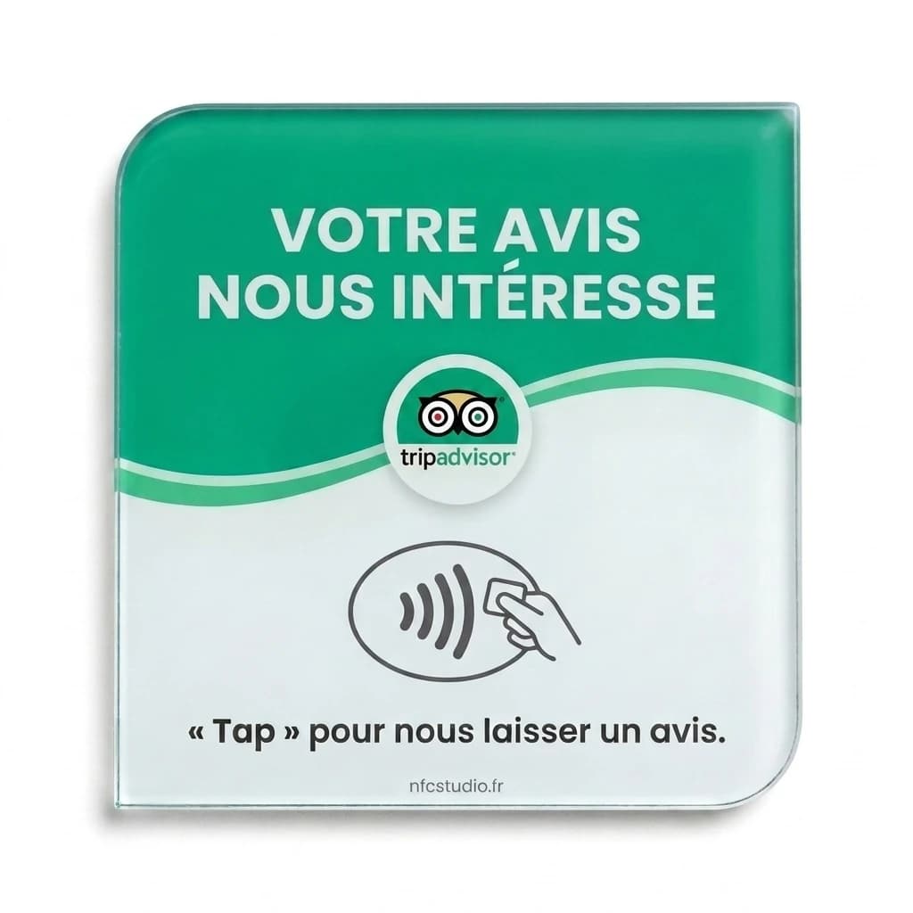 Plaque Verre Tripadvisor