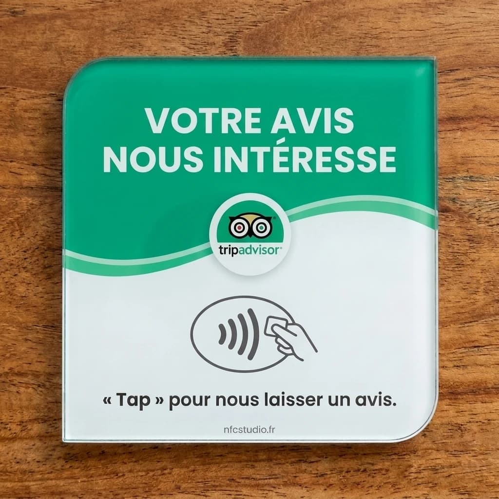 Plaque Verre Tripadvisor