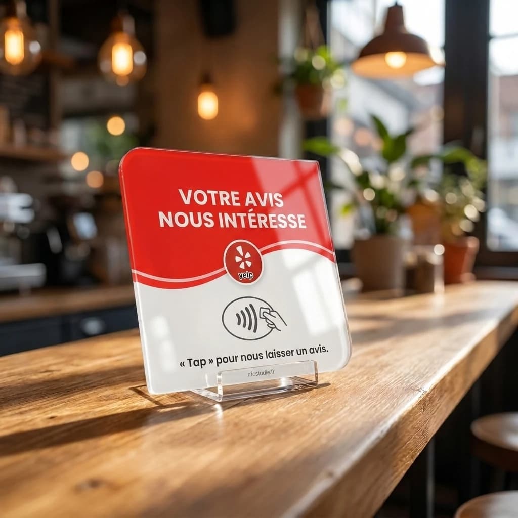 Plaque Verre Yelp