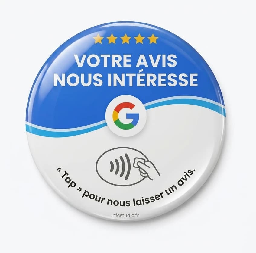 Sticker 3D Avis Google