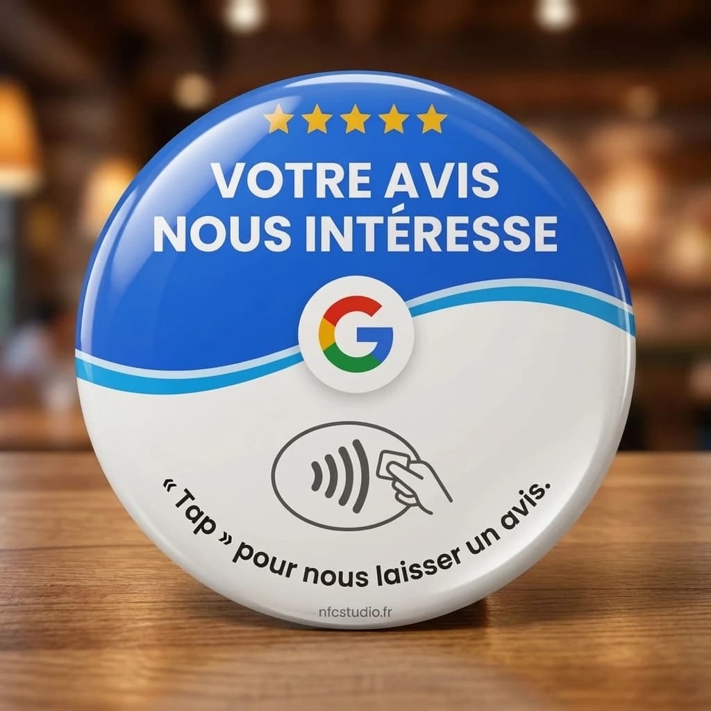 Sticker 3D Avis Google