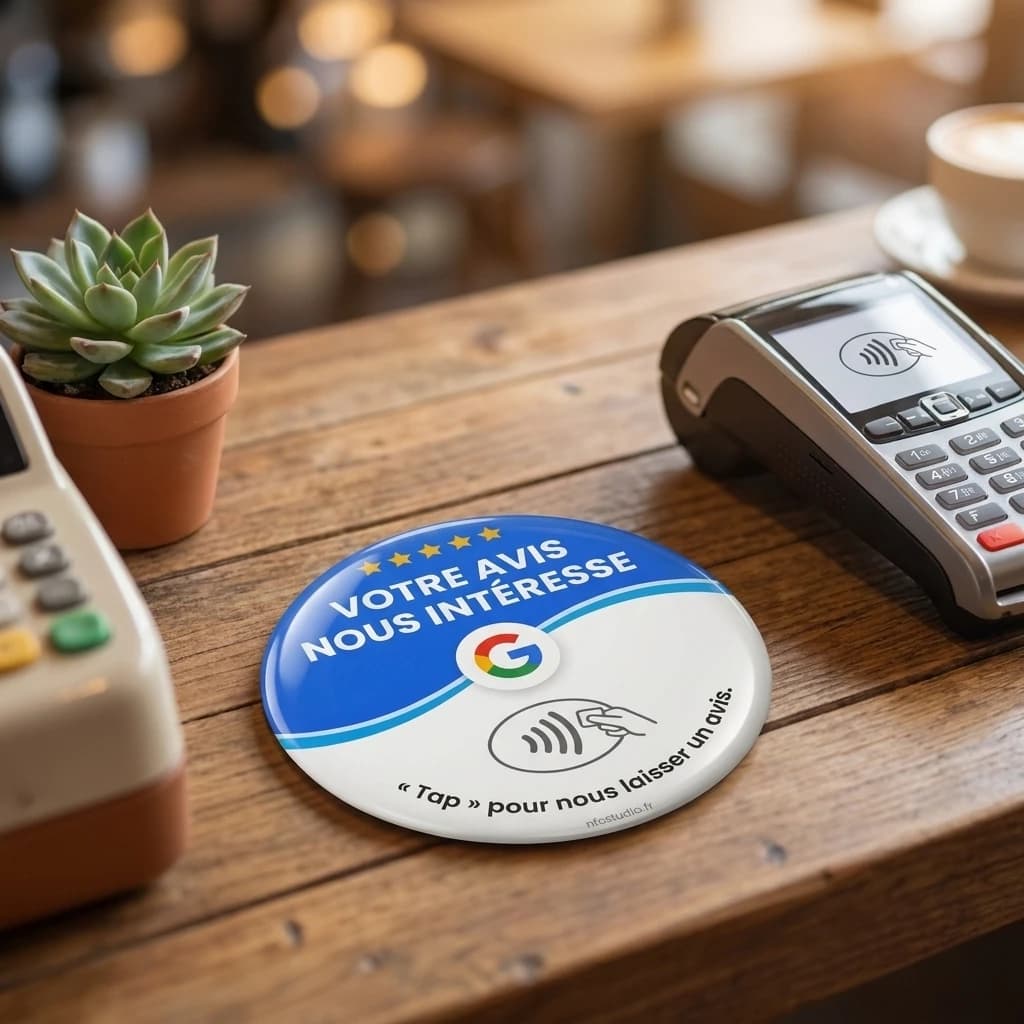 Sticker 3D Avis Google