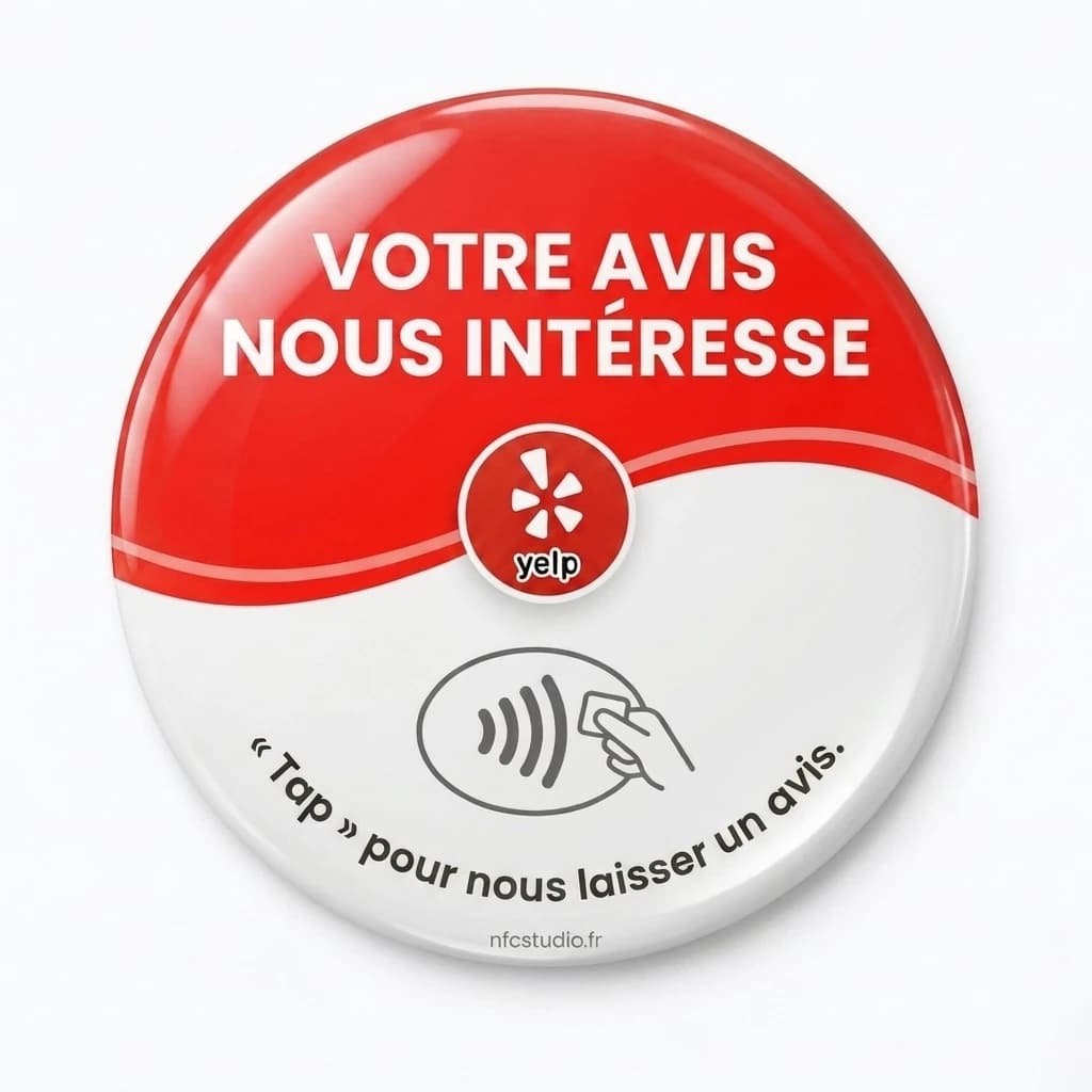 Sticker 3D Yelp