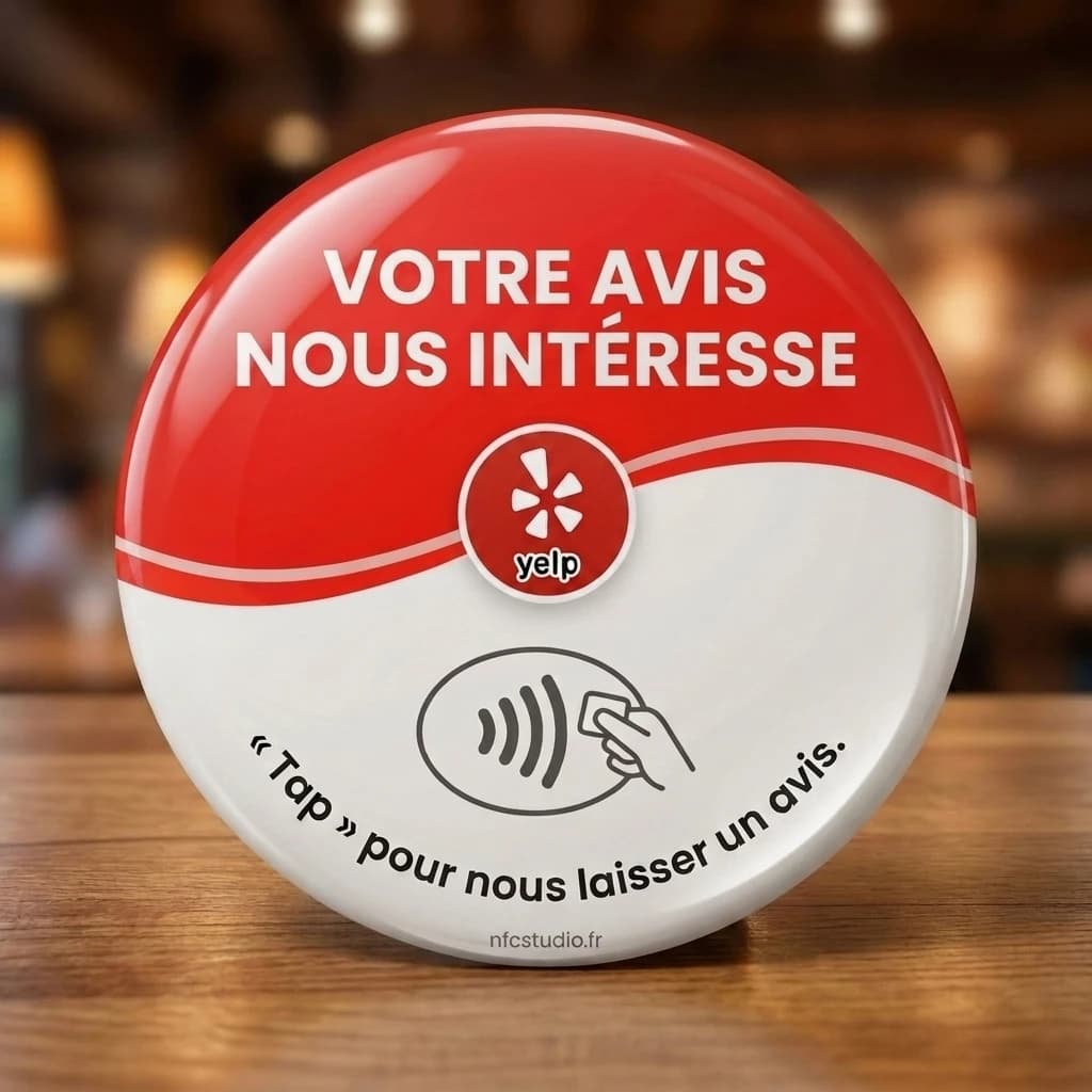 Sticker 3D Yelp