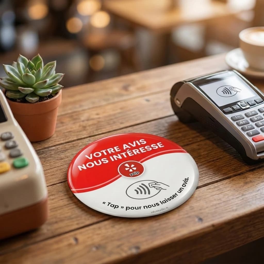 Sticker 3D Yelp